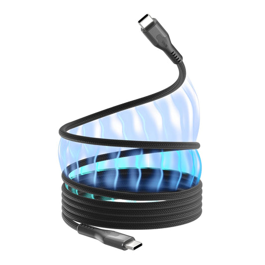 100W 3FT Statik MagStack Pro USB C to USB C Cable, Magnetic Type C Charger Fast Charging Cord, On The Go Magnetic