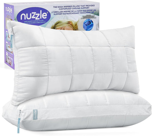 Skiennix King Size Cooling Adjustable Pillows - Luxury Hotel Collection | Soft & Firm for All Sleepers