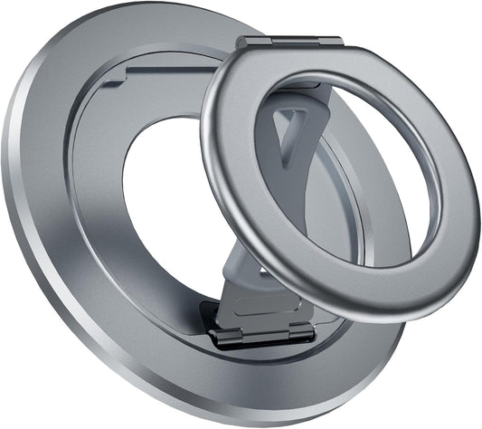 360 Ultra-Light Dual Sided Magnetic Phone Holder,Car Mount, Rotation Finger Ring Holder,Foldable Magnetic Cell Phone