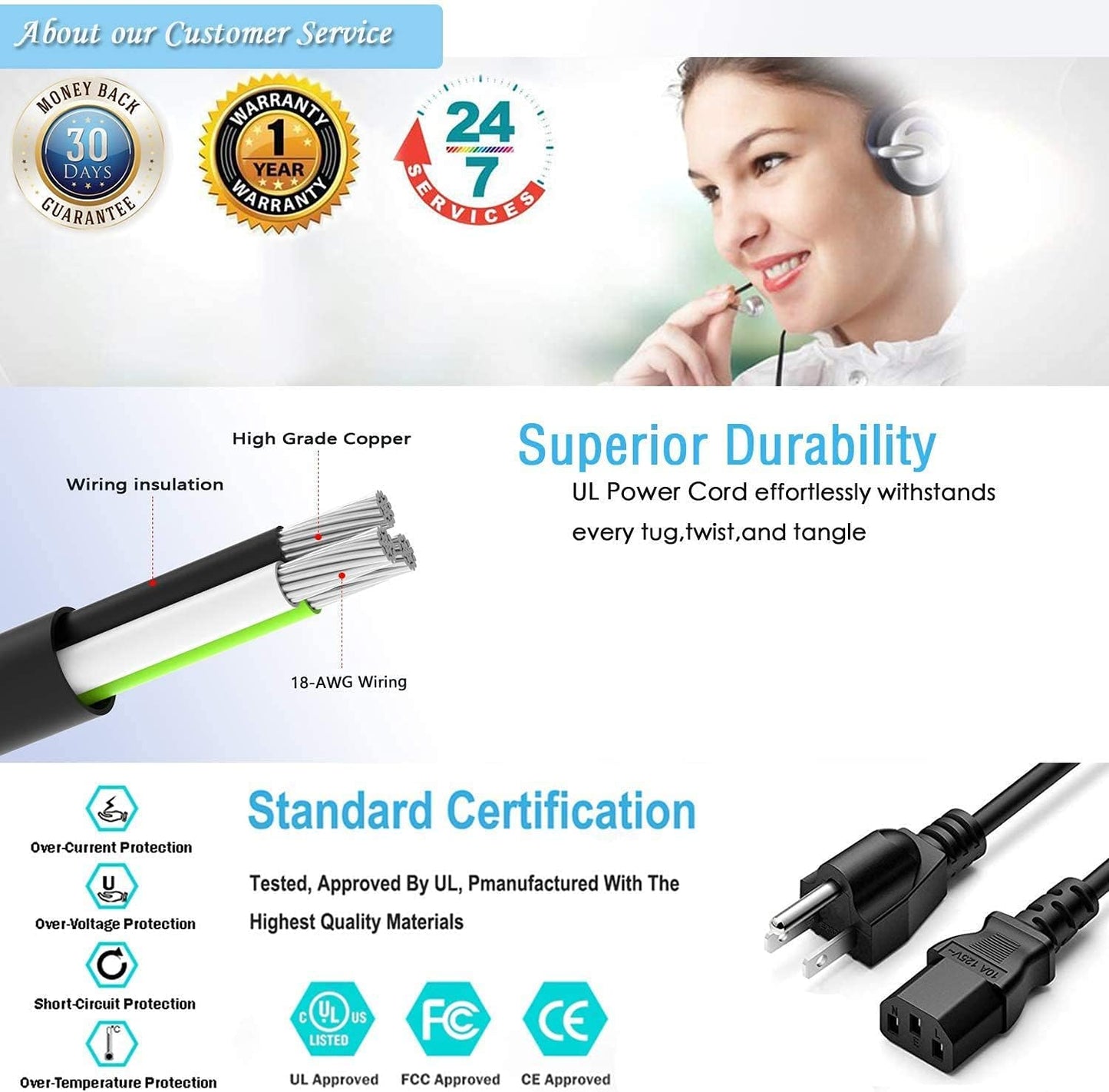 BestCH 470 100327 2013 24010506 AC in Power Cord Outlet Socket Cable Plug Lead for Schwinn Rev. K Elliptical Catalog