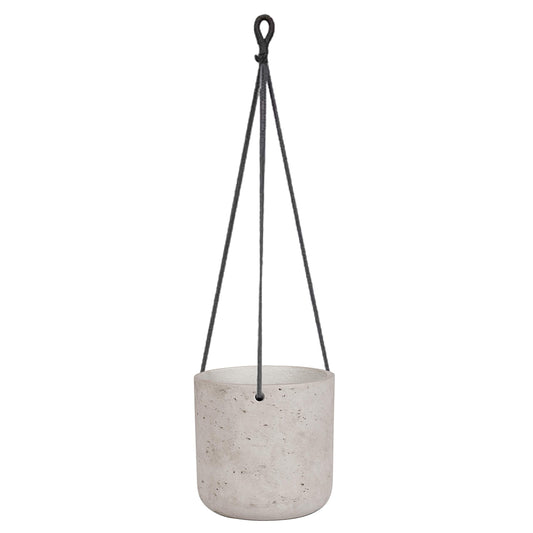 Abbott Collections AB-65-QUARRY-0407-MD 6 in. Hanging Planter Grey - Medium