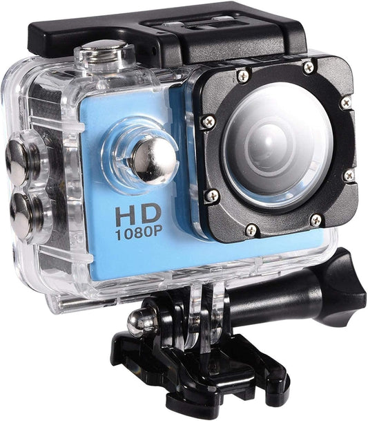 Yosoo Health Gear 30M 90 Sports Action Camera, Underwater Camcorder, Degree Angle Camcorder with Mounting Accessories
