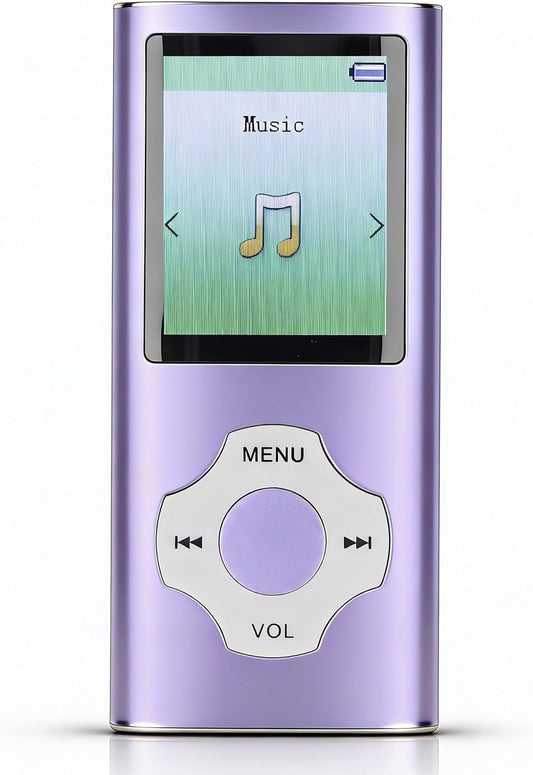 Zunate 128GB MP3 MP4 MP3, 1.8in Player with Bluetooth and WiFi, Portable Lossless Sound HiFi Sound Color Screen