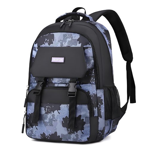MechMaj Backpack for Boys Kids School Bags Teen Elementary Middle Student Backpacks 16 inch Laptop Bag Back Packs(Blue)