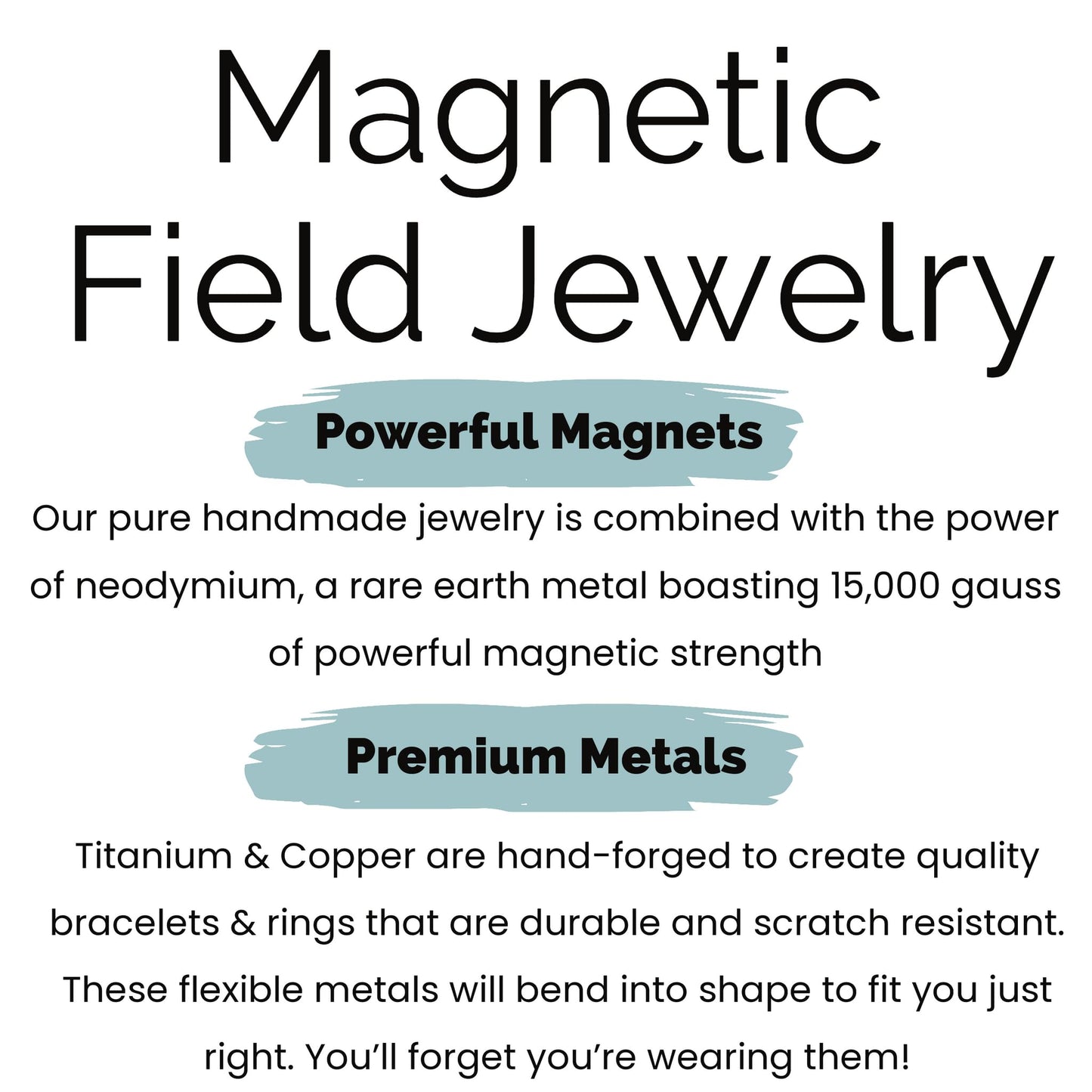 Earth Therapy Original Rope Inlay and Fleur D'OR Pure Copper Magnetic Cuff Bracelets - Ultra Strength - Adjustable - for Men & Women