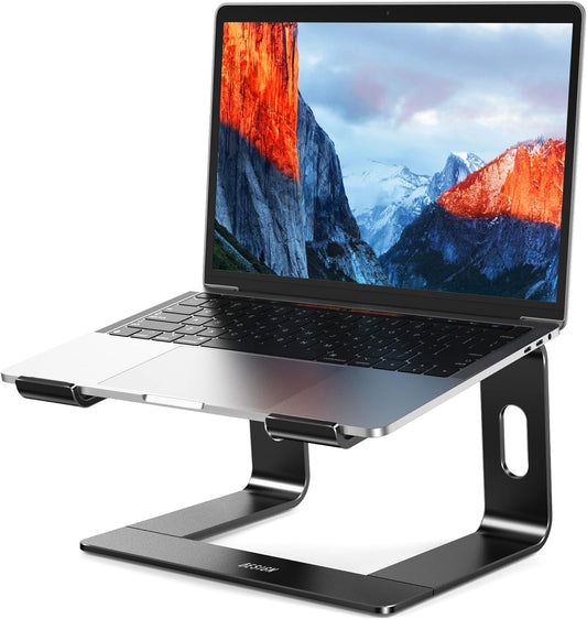 BESIGN LS03 10-15.6" Aluminum Laptop Stand, Ergonomic Detachable Computer Stand, Notebook Riser, Laptop Mount