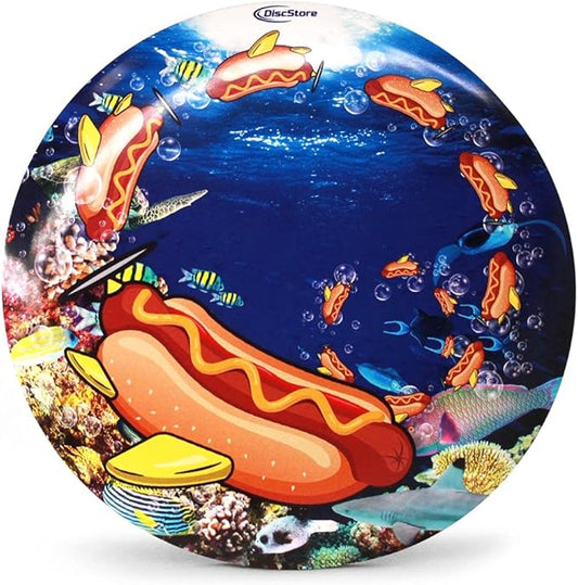 Discraft ESP Buzzz Supercolor Midrange Disc Golf Disc - Custom Design Discraft Discs - Straight Flying and Great for All Skill Levels - Free Mini Marker Included