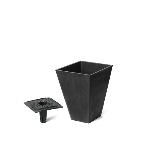 Algreen Square Planter with Water Tray