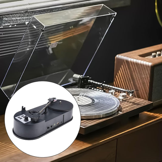 YWLUUOO MP3 Record Player to Converter Turntable with Speed Option and USB Port Lightweighted Music Player