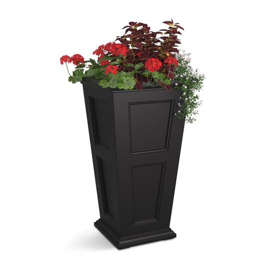 Mayne Fairfield 40-Inch Tall Planter – Weather-Resistant Indoor/Outdoor Garden Pot for Flowers, Patio, Porch, and Entryway, Durable Design