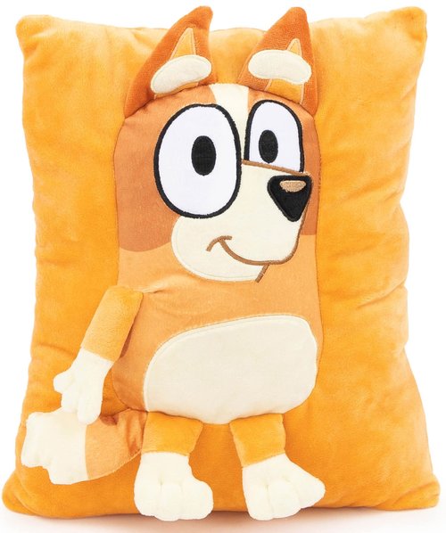 Bluey Bingo Snuggle Pillow - Super Soft Plush Decorative Throw Pillow – Measures 13 Inches (Official Product)