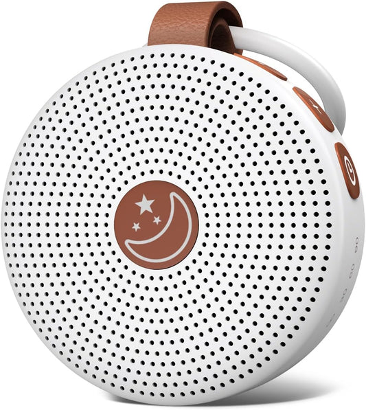 Skiennix Mini White Noise Machine - 30 Soothing Sounds | Portable Baby Sleep Aid with Auto-Off Timer & 32 Volume Levels