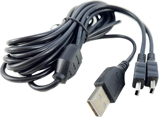 10FT-MINI-USB MX808 OMNIHIL Splitter Cable Compatible with Autel MaxiCheck Diagnostic Scan Tool