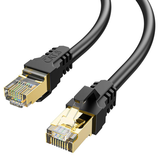 YSONG 8 3FT 6FT 10FT 20FT 40FT 50FT 100FT 150FT,High 40Gbps,2000Mhz,26AWG,Gold RJ45 Cat7/Cat6/Cat5 Cat Ethernet Cable