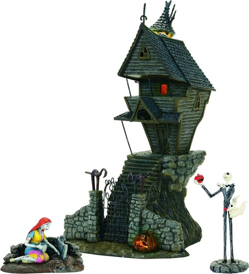 Department 56 - Jack Skellington's House | Enchanting Halloween Decor for Collectors