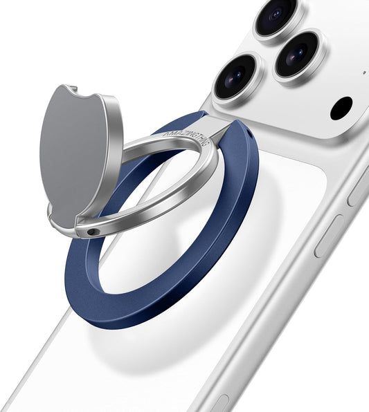 AMAZINGthing 17/16/15/14/13/12 [Titan PRO MagFlex Grip Removable Phone Grip & Kickstand, Dual-Magnetic Mount