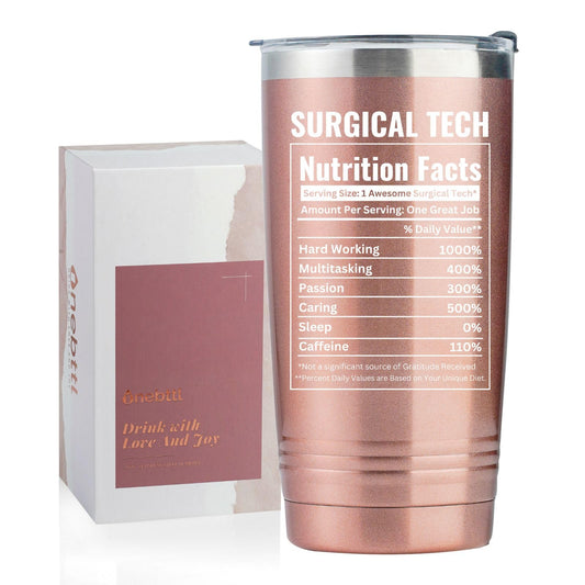 Onebttl Surgical Tech Gifts, 20oz Stainless Steel Travel Tumbler