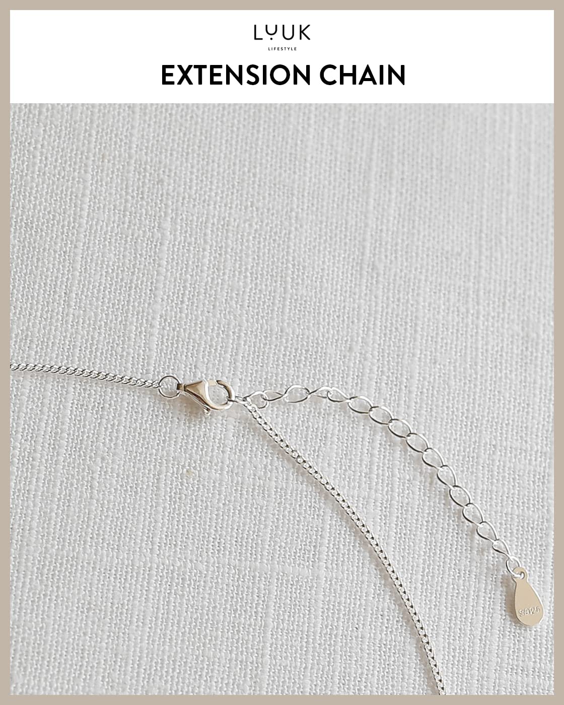 LUUK LIFESTYLE Necklace in 925 sterling silver, palm tree pendant and HAPPINESS gift card, trendy jewelry for women, fashion accessory for friend, sister, mother, lucky charm, silver