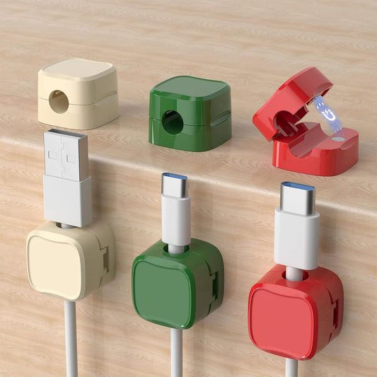 YWLUUOO Cable Organizers Desktop Cord Clip for Desk Nightstands and Tidy Workspaces Home Office Cable Organizers