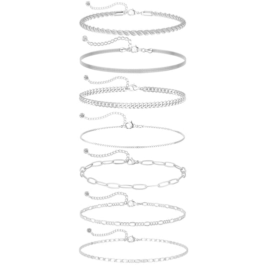 BERISO Gold Bracelets for Women, Elegant Adjustable 14K Gold Plated Bracelet for Women, Trendy Minimalist Dainty Gold Bracelet for Everyday Wear