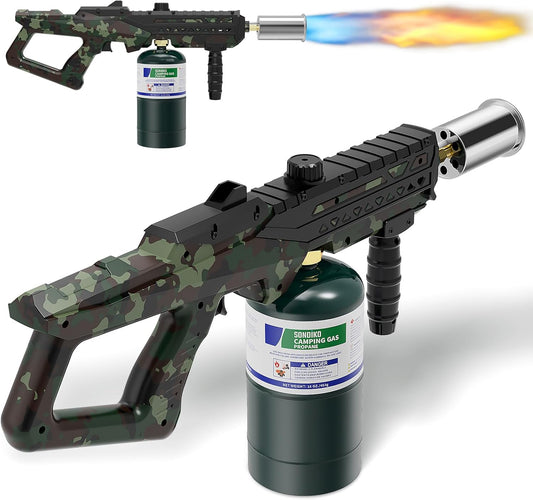 Sondiko Culinary Torch - Powerful Propane Cooking Gun for Searing Steak & BBQ | Adjustable Burner