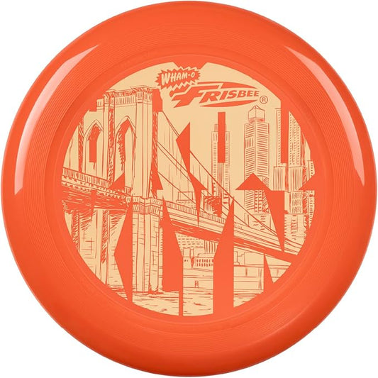 Wham-O Frisbee Cool Flyer Flying Disc, 9.95 Inch Sports Disc Lightweight Durable for Outdoor Beach Park Backyard Game - 130g