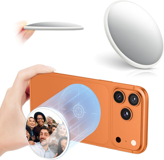 2.2" 17 16 15 14 13 Magnetic Selfie Mirror for Back Camera,Slim Phone Convex Mirror for Magsafe Compatible with iPhone