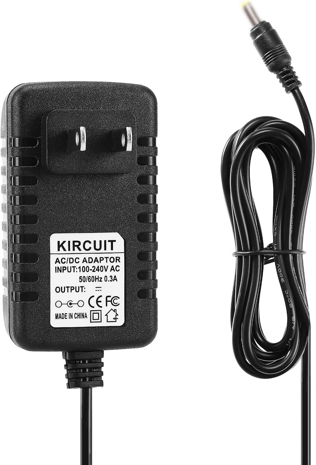 Kircuit 12FT BL-C210 BL-C210A BLC210 BLC210A (Total Cable) AC to DC Adapter for Panasonic Network IP Camera Wireless