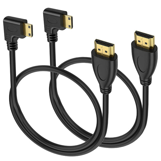 2.0 (2Pack, 0.5M) MEIRIYFA USB Type-B Printer Cable Coiled Cord, USB B Male to Female Print and Data Transfer Extension