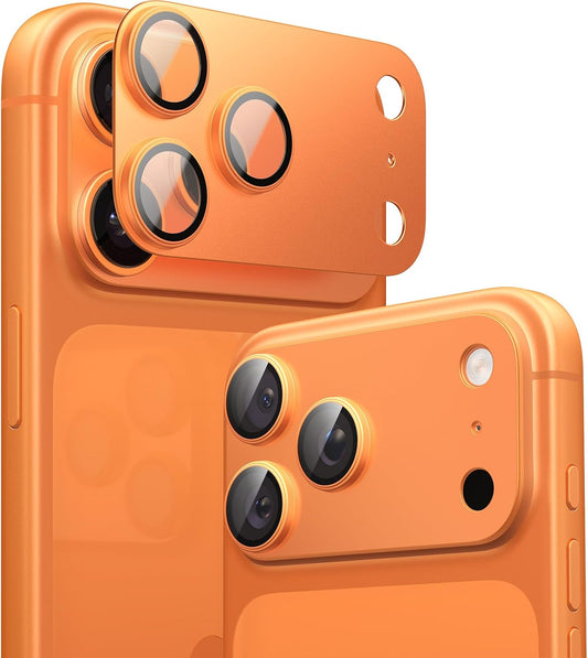 17 9H+ 12 1-Piece, 1 Pack TORRAS for iPhone Pro Max Camera Lens Protector, [Metal Frame] with Military Grade Tempered
