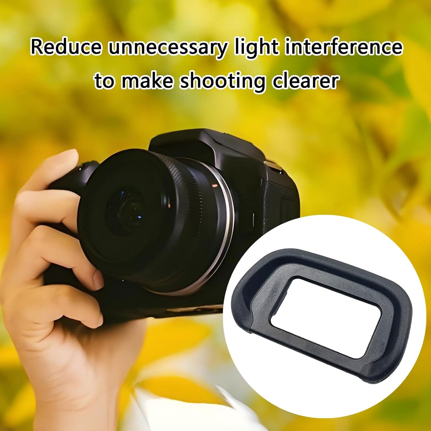 CHENZILIN EOSR10 Hard Eyecups Eyepiece Eye Cup Viewfinders Protectors Covers for Eosr Camera