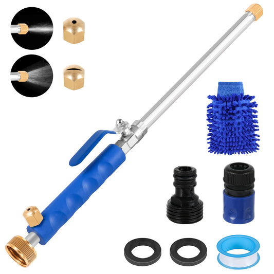 MIBIITTY Jet Nozzle for Garden Hose 2-in-1 Jet Nozzle High Pressure Hose Nozzle with 2 Different Nozzles and Hose Quick Connectors for Car Pet Garden Cleaning at Home