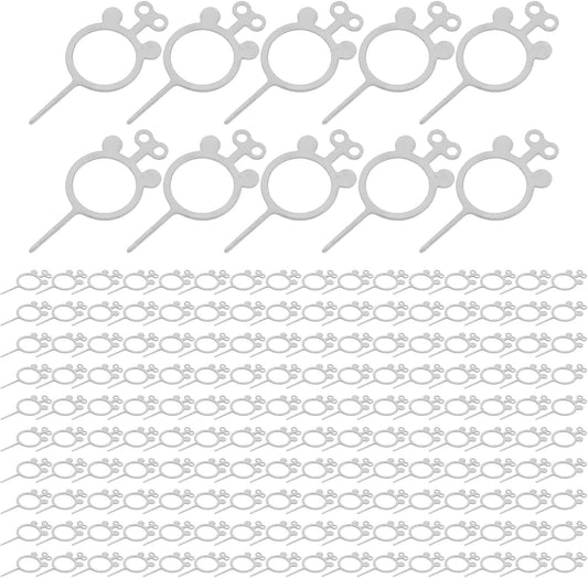 400pcs jojofuny Sim Card Eject Pins Stainless Steel Sim Card Tray Removal Tools for Smartphones and Tablets Travel