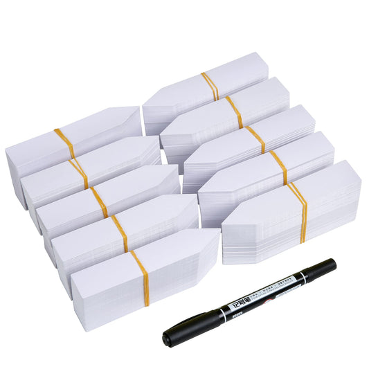1000 Pcs Plant Tags, 4 Inch Plastic Garden Plant Pot Markers Waterproof Plant Label, White