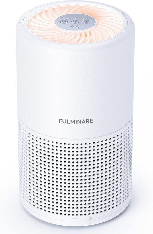 FULMINARE H13 True HEPA Air Purifier - Quiet Portable Air Cleaner with Night Light for Home & Office
