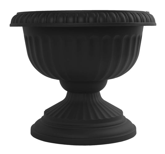 Bloem GU18-00 Grecian Urn Planter, 18", Black