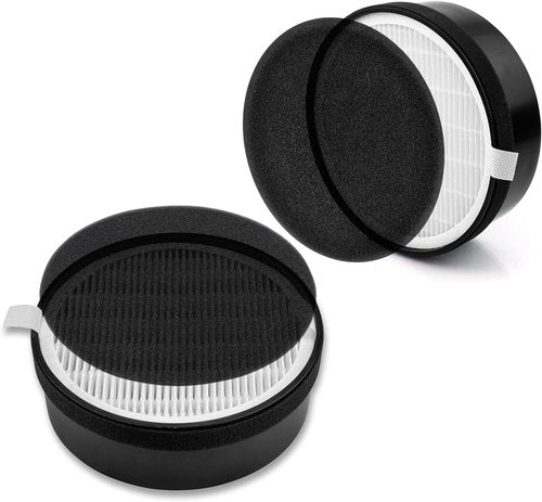 LEVOIT LV-H132 Replacement Filter - 3-in-1 Air Purifier Filter | 2 Pack for Optimal Performance