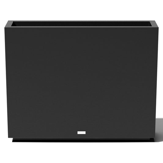 Veradek Block Series Span Plastic Planter - Tall Rectangular Planter for Indoor or Outdoor Patio/Porch | Durable All-Weather with Removable Insert Bucket | Modern Design for Plants, Flowers, Garden