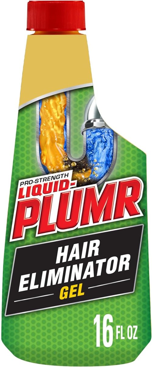 Liquid-Plumr Hair Eliminator Gel - Pro-Strength Clog Remover & Drain Opener | 16 fl. oz. Bottle