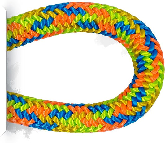 Pelican Rope Arborist Rope 11.8mm x 300Ft High-Strength 24-Strands Static Climbing Rope | 7,000 lb Strength for Tree Climbing, Pulling, Outdoors & Swing | Made in USA - Viper, Plain End