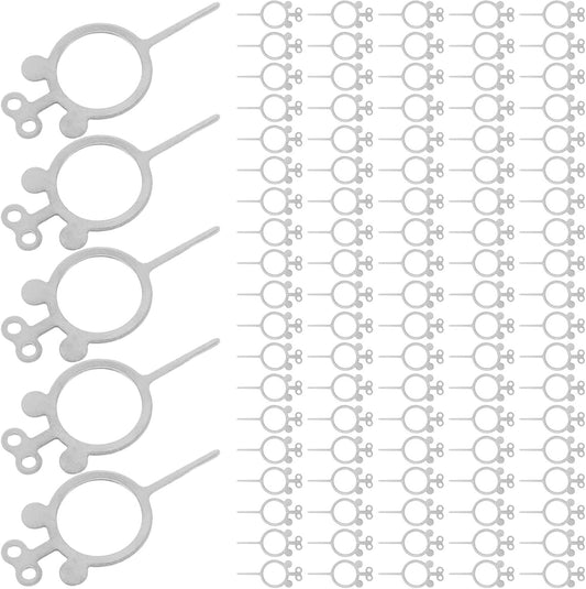 400pcs Set Sim Card Ejector Pin Removal Tool for Mobile Phones and Tablets Metal Sim Tray Extractor Pins Compatible