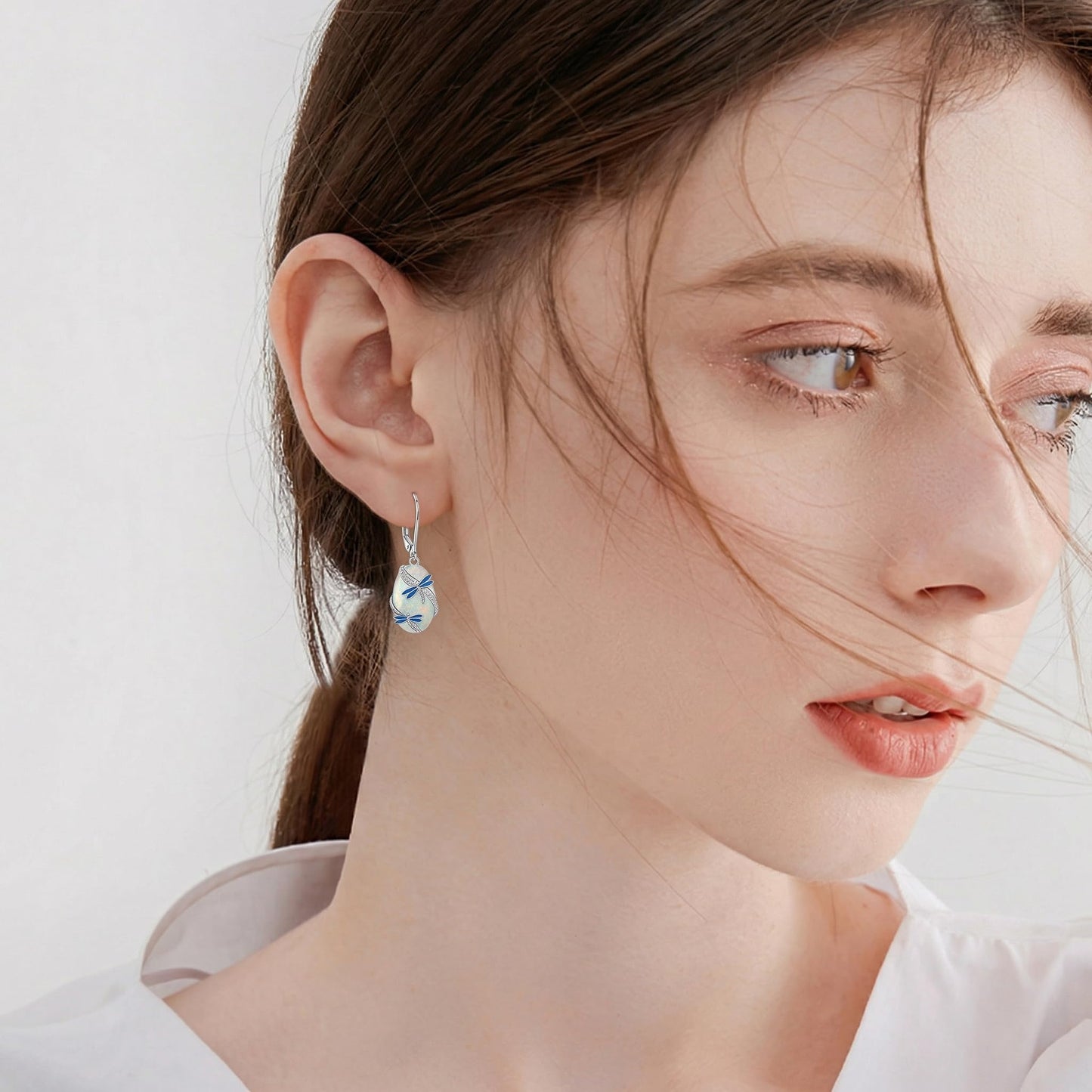 ONEFINITY Opal Dragonfly Earrings Opal Earrings Dragonfly Jewelry Gifts for Women
