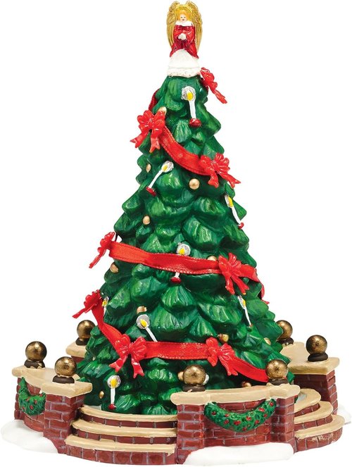 Department 56 Dickens' Village Christmas Tree Figurine - 6.5 Inch, Colorful Holiday Decor