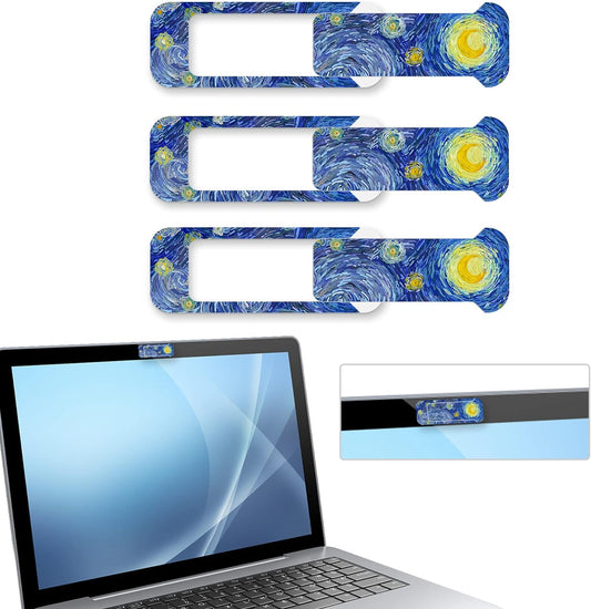 ZYAOTWQZ 3 Webcam Cover, Pieces, Laptop Camera Cover, Privacy Shielding Capacity is Twice as Big as The Traditional