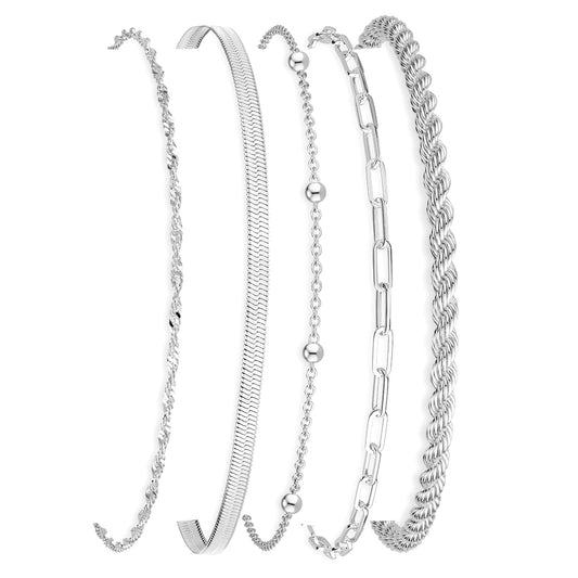 BERISO Gold Bracelets for Women, Elegant Adjustable 14K Gold Plated Bracelet for Women, Trendy Minimalist Dainty Gold Bracelet for Everyday Wear