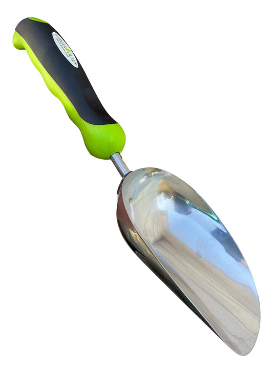 Garden Guru Super Strong Garden Scoop Trowel Shovel Transplanter - Stainless Steel - Rust Resistant - Ergonomic Grip - Perfect Hand Shovel for Gardening Transplanting and Digging - 1 Case (50 Pcs)