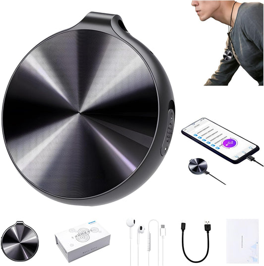 BINGONE (4 HD Smart Voice Recorder with One-Touch Recording & Playback, Recorder Noise Cancellation - Portable