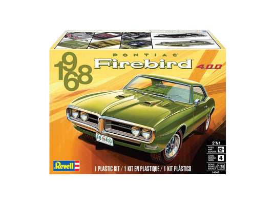 Revell 14545 '68 Pontiac Firebird 2'N1 1:25 Scale 122-Piece Skill Level 4 Model Building Kit