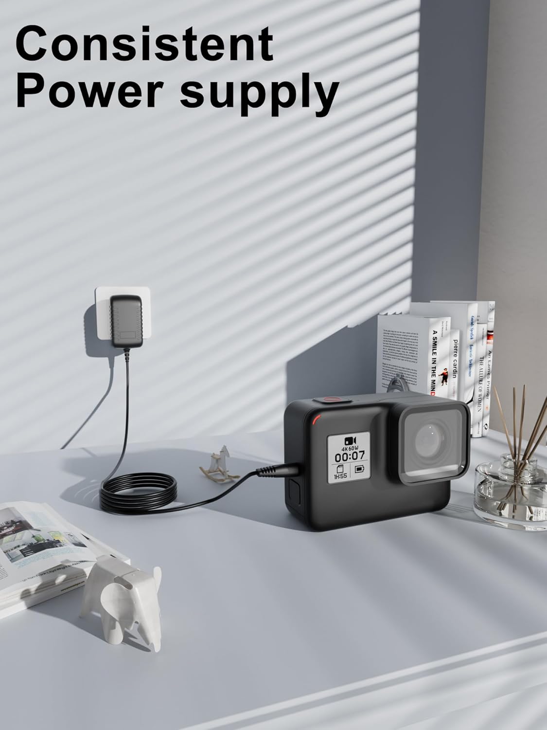 XWNV F6 4.4 AC Adapter Compatible with Smart Multimedia Player Quad-Core Android Charger Power