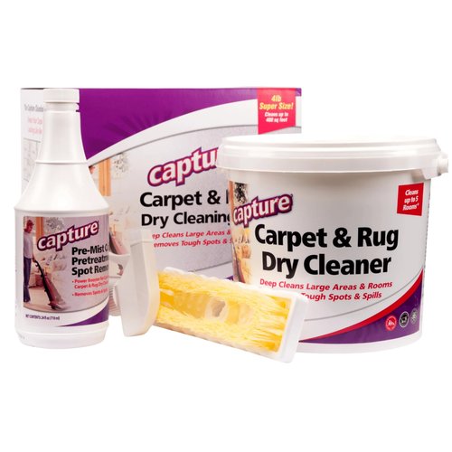 Capture Carpet Total Care Kit 400 - Home Couch and Upholstery, Car Rug, Dogs & Cats Pet Carpet Cleaner Solution - Strength Odor Eliminator, Stains Spot Remover, Non Liquid & No Harsh Chemical